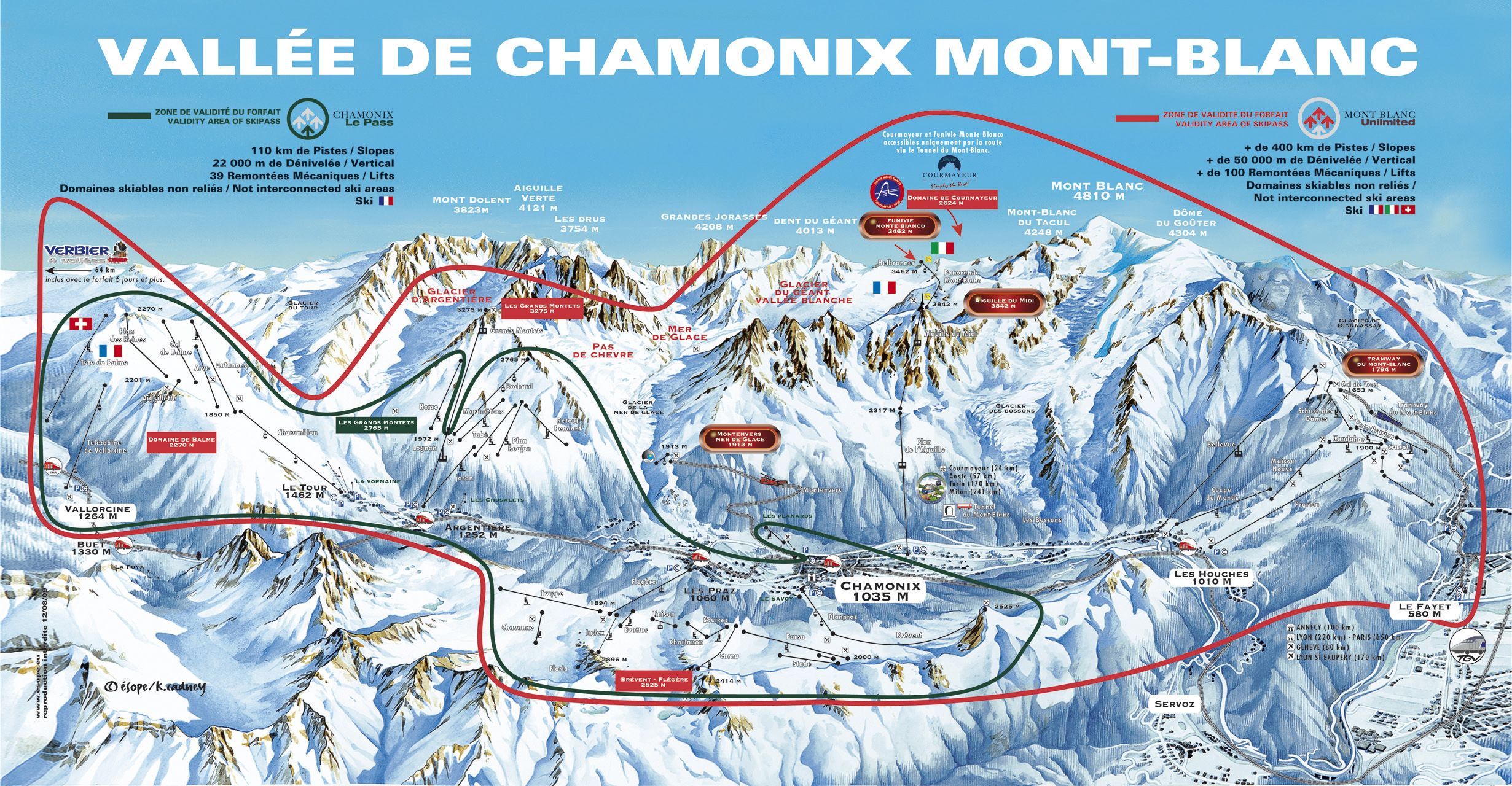 Chamonix Ski Passes with Compagnie du Mont Blanc